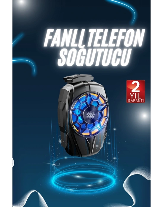 Telefonu Soğutma Fanı Radyatör Mobil Cihazlara Uyumlu Soğutucu