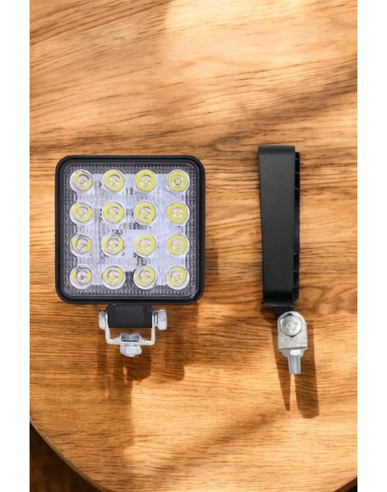 Tepe Lambası Çalışma Lambası Sis Lambası 16 Led Beyaz Led Işık