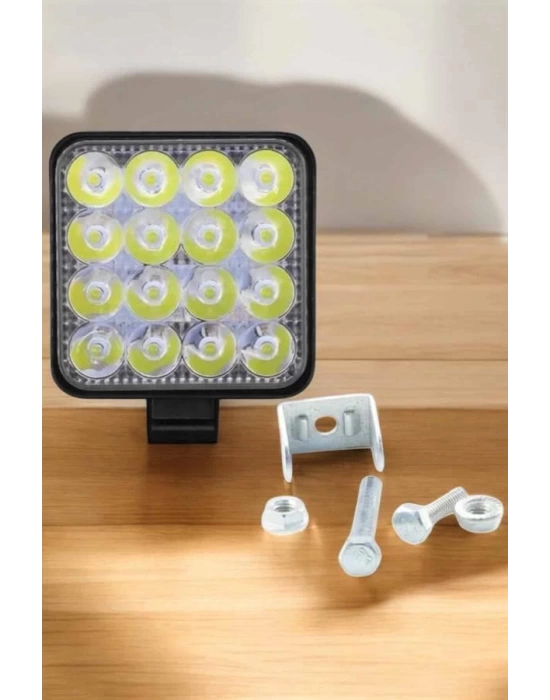 Tepe Lambası Tüm Araç Tiplerine Uygun Sis Lambası 16 Led Beyaz Renk