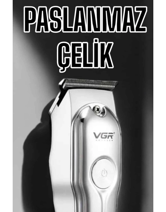 Tıraş Makinesi Güçlü Motor Şarjlı Uzun Pil Ömürlü