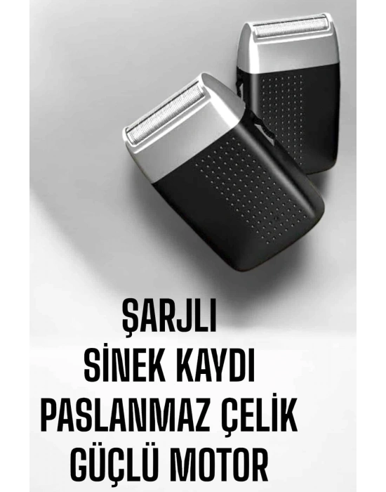 tıraş makinesi Sinek Kaydı Paslanmaz Çelik Taşınabilir Şarjlı