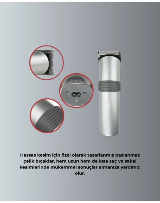 Tıraş Makinesi Temizlik ve Yağlama Setiyle Birlikte