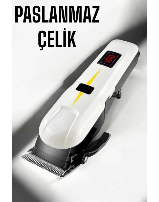 Tıraş Makinesi Uzun Ömürlü Batarya, Keskin Bıçaklar ve Profesyonel