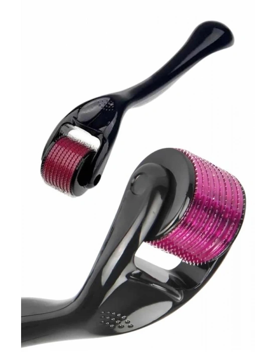 Titanyum Uçlu Derma Roller 540 İğneli 1 mm Gözenek Azaltıcı Akne İzlerine Uygun