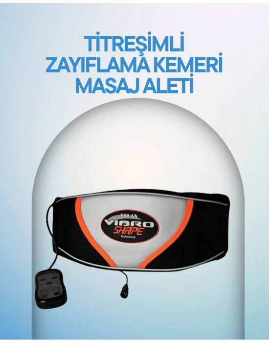 Titreşim Teknolojili Zayıflama Kemeri – Göbek Yağlarını Eriten Masaj Aleti