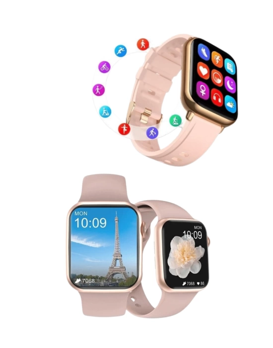 Titreşimli Bildirimli Akıllı Saat – Nabız, GPS, Spor Modları, Telefon Eşleştirme Özellikli