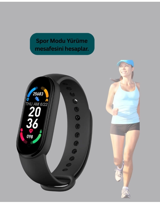 Titreşimli Bildirimli Akıllı Saat – Uyku Analizi ve Spor Modlarıyla