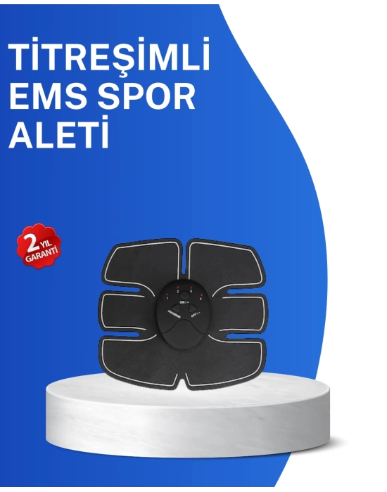 Titreşimli EMS Spor Aleti Karın Kol ve Bacak Kas Yapma Cihazı 2025 Model