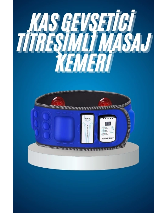 Titreşimli Kas Gevşetici Masaj Kemeri Zayıflama Aleti Bel Bölge Sırt Masaj Aleti