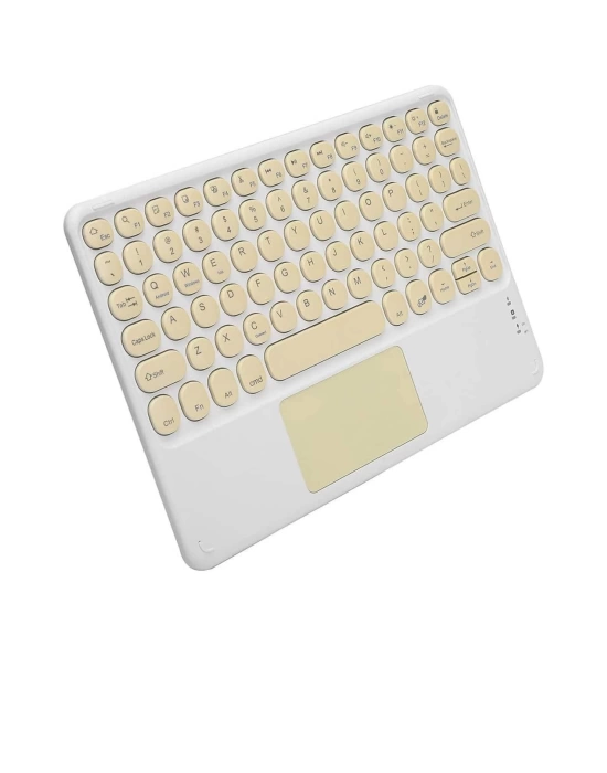 Touchpad Uyumlu Bluetooth Klavye Slim Kablosuz Wifi Q Klavye