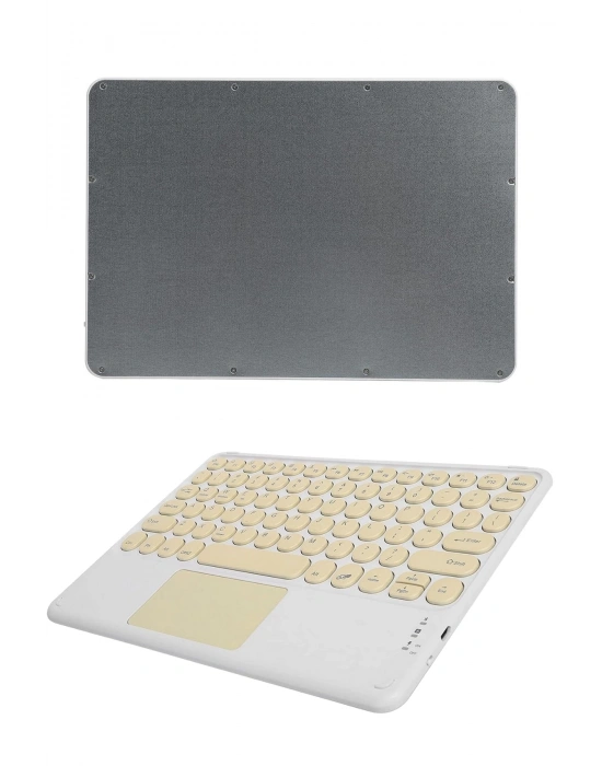 Touchpad Uyumlu Bluetooth Klavye Slim Kablosuz Wifi Q Klavye