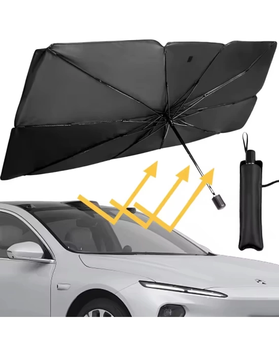 Toyota C-HR, Nissan Qashqai, VW Golf, Renault Fluence, Hyundai Elantra Uyumlu Oto Şemsiye