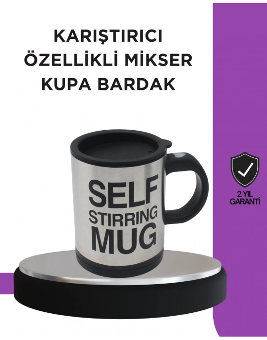Toz İçecekler İçin Hızlı Karıştırma Özellikli Termos Kupa