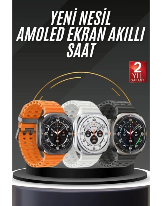 Tüm Telefonlara Uyumlu Akıllı Saat Uyku ve Sağlık Takibi Nabız Ölçer Adım sayar