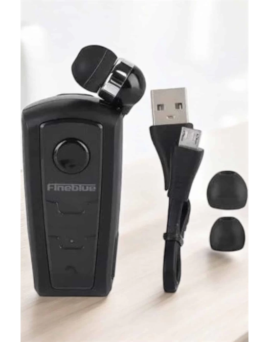 Tüm Telefonlara Uyumlu Mikrofonlu Titreşimli Makaralı Bluetooth Kulakiçi Kulaklık