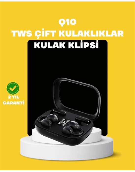 TWS Q10 Kablosuz Kulaklık – Şarj Kutulu, Yüksek Ses Kalitesi, Bluetooth 5.4