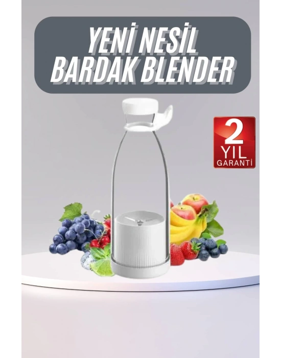 u Geçirmez Kablosuz Şarjlı Dayanıklı Taşınabilir Mini Blender