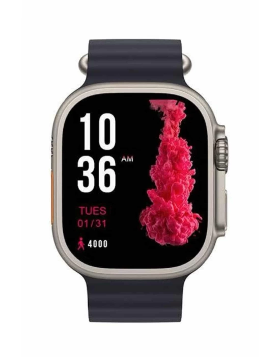 Ultra Akıllı Saat 49 Mm Çift Kordonlu Arama Cevaplama Bluetooth Bağlantılı