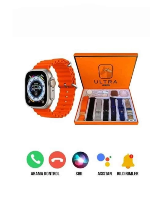 Unısex 7 Kordonlu Çok Fonksiyonlu Nabız Ölçer Uyku ve Sağlık Takibi