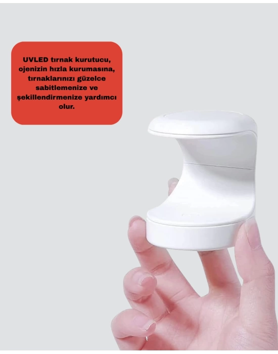 UV ve LED Jel Kurutmaya Uygun – Çift Dalga Boylu Mini Kurutucu