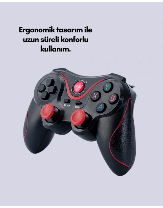 Uzun Pil Ömürlü Kablosuz Oyun Kumandası PC Telefon Tablet İçin
