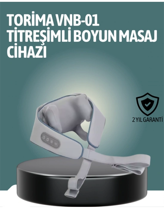 VNB-01 Şarjlı Isıtmalı Boyun ve Omuz Masaj Cihazı