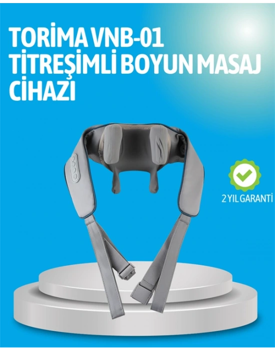 VNB-01 Titreşimli Boyun Masaj Aleti Gri Renk