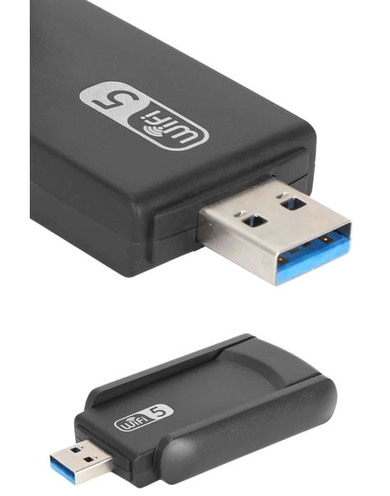 Wifi Adaptörü Bt5.0 Wifi 2si Bir Arada Çift Bantlı Çift Anten