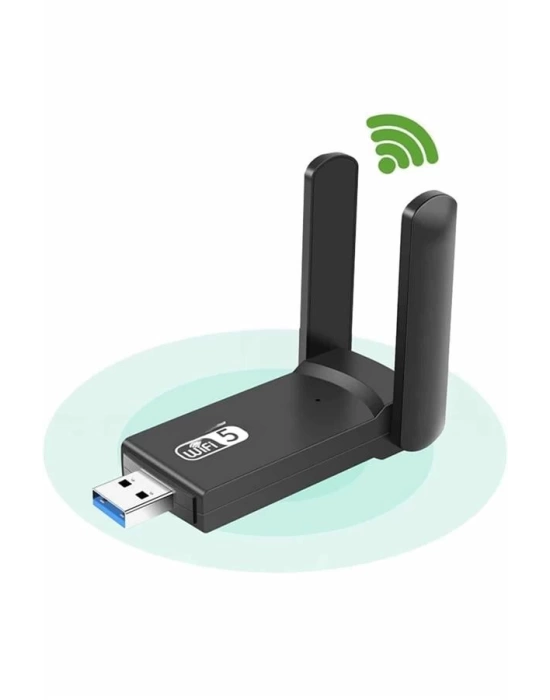 Wifi Alıcı Dual Band Usb 3.0 Adaptör Kablosuz Windows 7/8/10/11