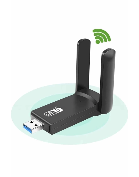 Wifi Alıcı Dual Band Usb 3.0 Adaptör Kablosuz Windows 7/8/10/11