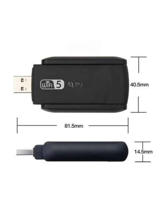 Wifi Alıcı Dual Band Usb 3.0 Adaptör Kablosuz Windows 7/8/10/11