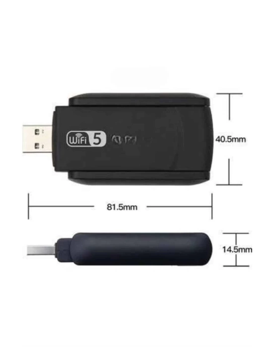 Wifi Alıcı Dual Band Usb 3.0 Adaptör Kablosuz Windows 7/8/10/11