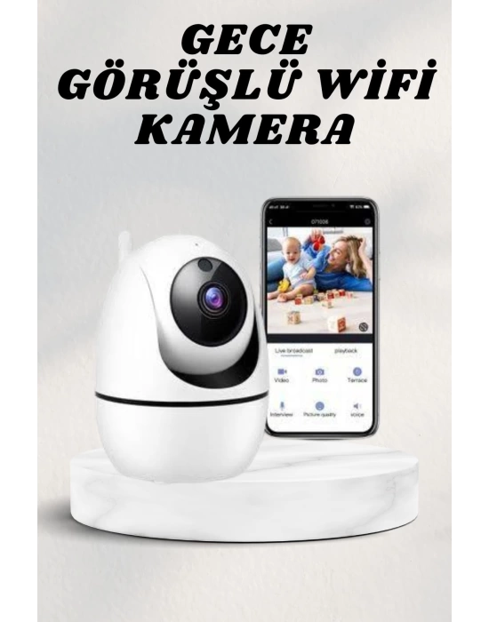 Wifi Kamerası Kablosuz Wifi Güvenlik Kamerası