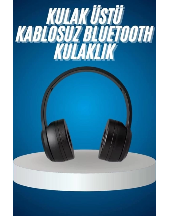 Wireless 5.0 Bluetooth Kablosuz Kulaklık ANC Özellikli Kulak Üstü Ayarlanabilir