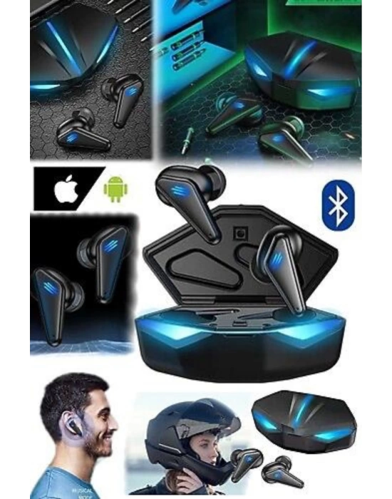 Wireless Gaming Kulaklık Mikrofonlu Bluetooth Oyuncu Kulaklığı