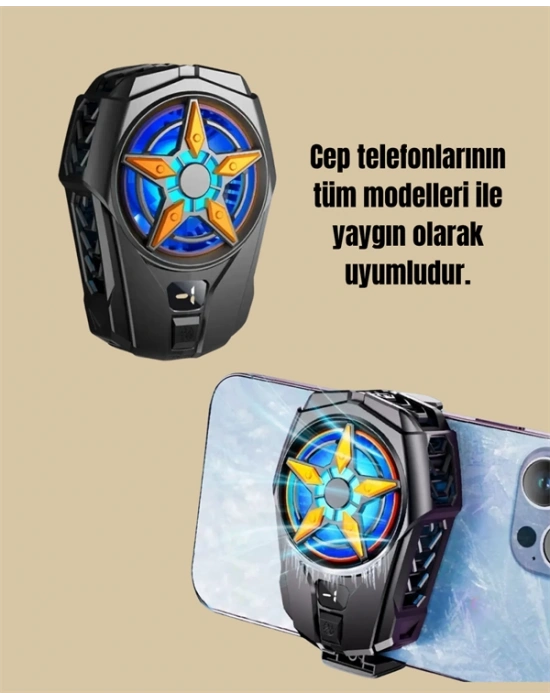 Yarı İletken Soğutmalı Mobil Fan – Akıllı Telefonlar İçin Soğutucu