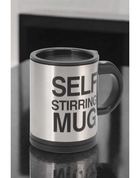 Yazılı Mug Kupa Karıştırıcı Özelliği Ve Paslanmaz Çelik
