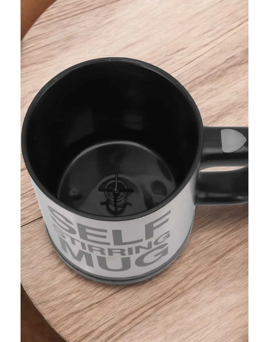 Yazılı Mug Kupa Karıştırıcı Özelliği Ve Paslanmaz Çelik