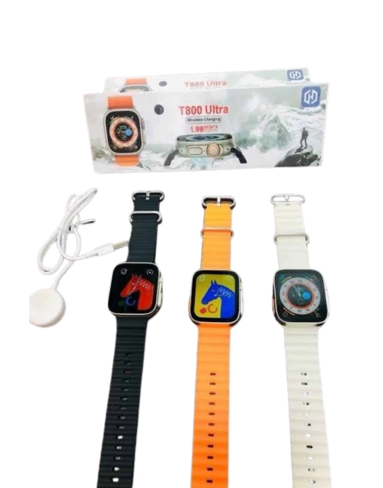 Yeni Model Akıllı Saat Ultra Smart Watch Gümüş Kasa 45mm Titreşim
