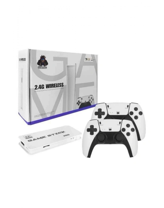 yeni nesil 3D 4K 2000 Oyunlu Game Stick Oyun Konsolu Çift Konsol