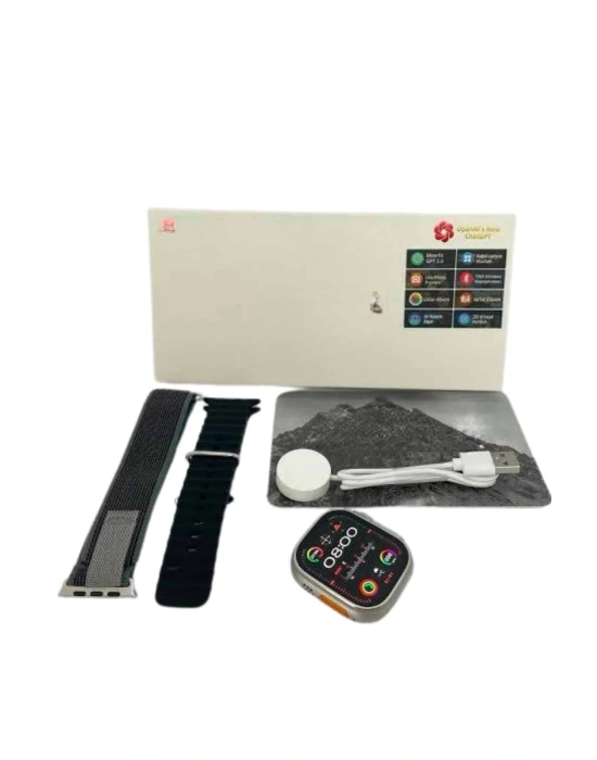 Yeni Nesil Akıllı Kol Saati Nabız Ölçer GPS Uyumlu 49 MM Kasa