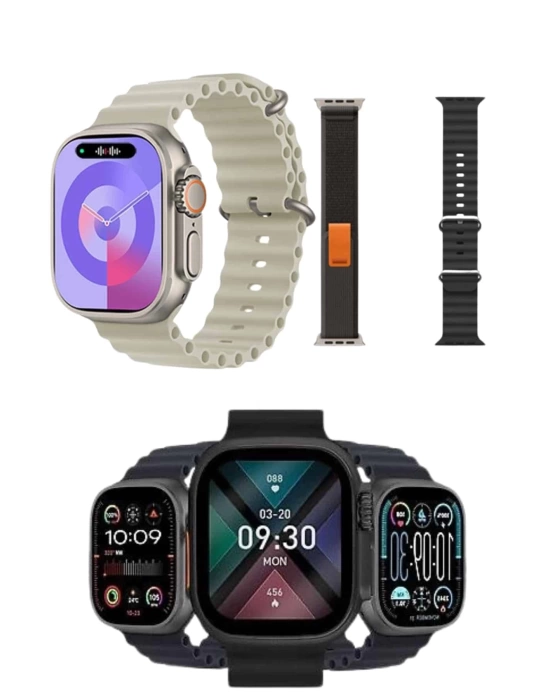 Yeni Nesil Akıllı Kol Saati Nabız Ölçer GPS Uyumlu 49 MM Kasa