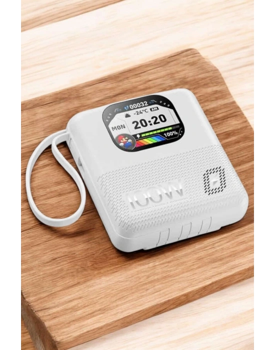 Yeni Nesil Akıllı Powerbank 10.000 MAH Çok Fonksiyonlu Müzik Dinleme