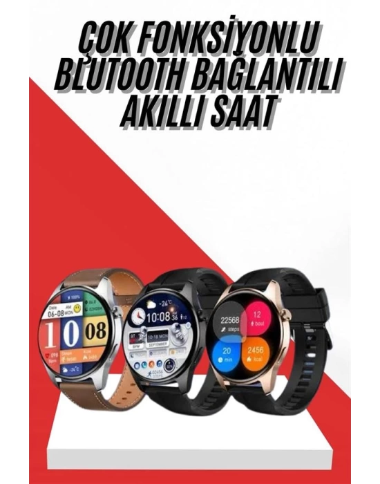 Yeni Nesil Akıllı Saat 1.5 Inç Amoled Ekran Çağrı Cevaplayabilen