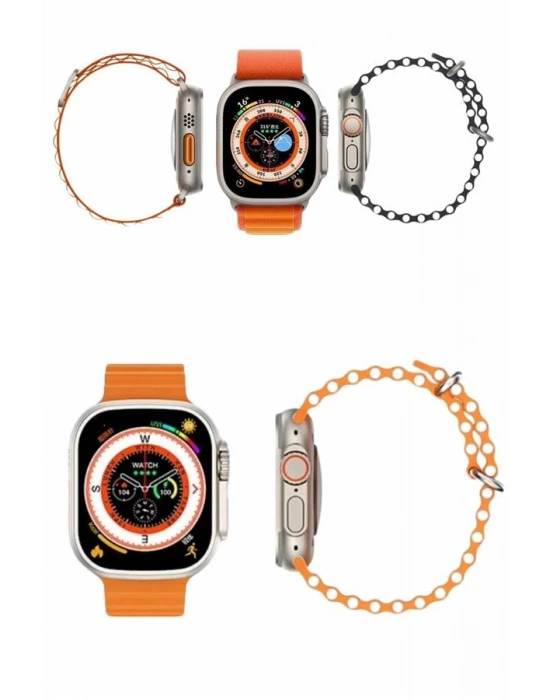 yeni nesil Akıllı Saat Android ve İOS Uyumlu 49 MM NFC Özelliği GPS Takibi