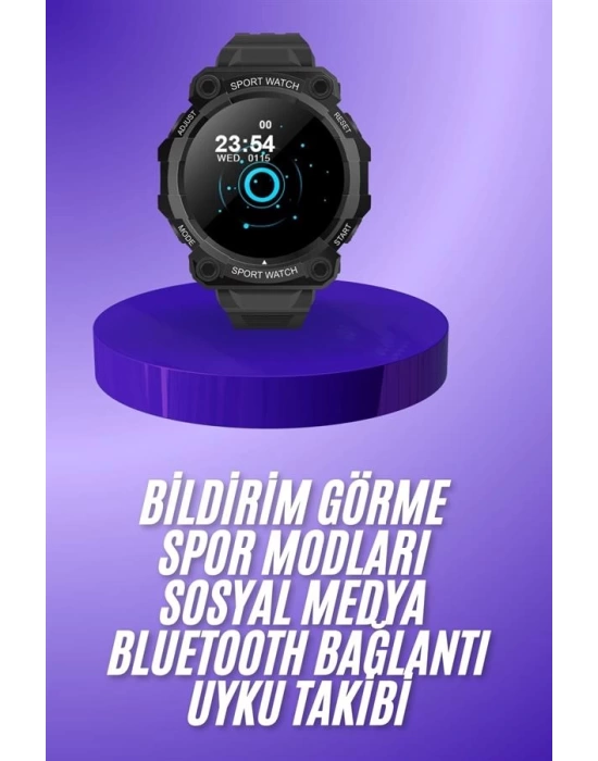 Yeni Nesil Akıllı Saat Bluetooth Bağlantılı Su Geçirmez Android ve İOS Uyumlu