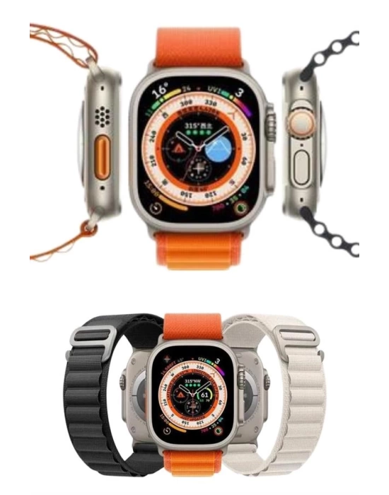 Yeni Nesil Akıllı Saat Çok Yönlü Titreşimli 49 MM Android ve İOS Uyumlu
