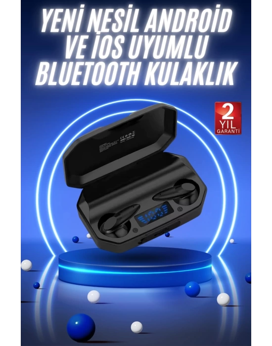 Yeni Nesil Android ve İOS Uyumlu Siyah Profesyonel Oyuncu Kulaklığı