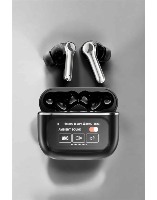 Yeni Nesil Bluetooth Kulaklık Ekranlı Yüksek Ses Kaliteli Uzun Şarj Süreli