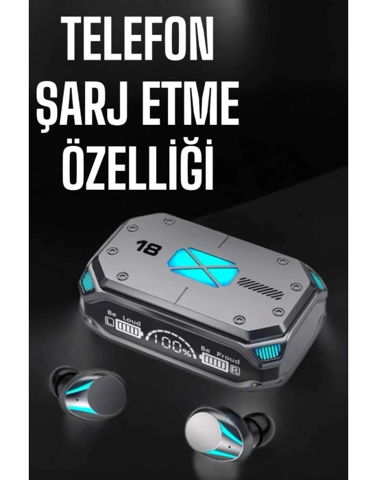 Yeni Nesil Kablosuz Bluetooth Kulaklık Dijital Göstergeli 5.3 Bluetooth